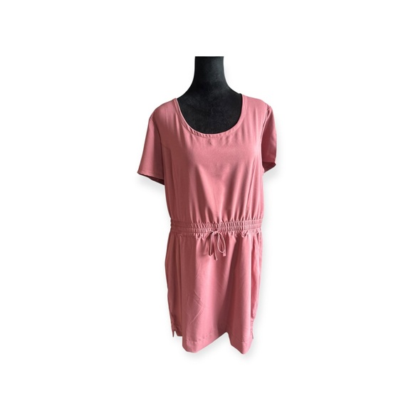 32 Degrees Dresses & Skirts - 32 Degrees Ladies Soft Twill Drawstring Dress – Deco Rose – Size L